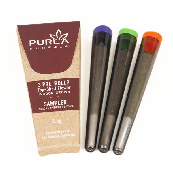 Buy PURLA Top Shelf Dry Herb Preroll 3-Pack (3.5 grams – 4 options)