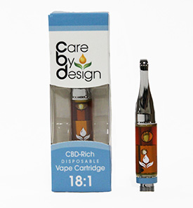 BUY CBD Rich Vape Cartridge – Care By Design (500mg – 3 options)